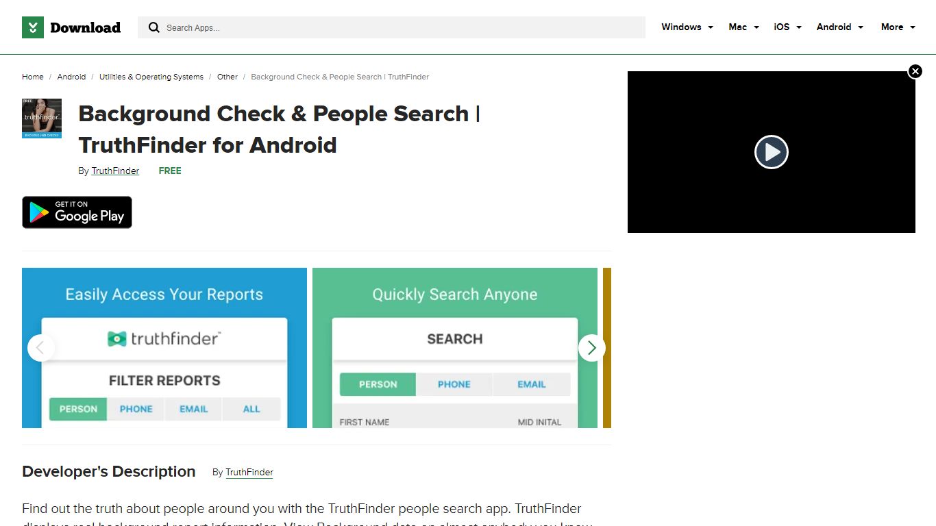 Background Check & People Search | TruthFinder - Free download and ...